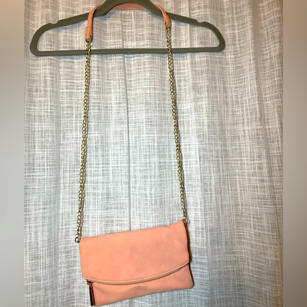 Pink and gold Charming Charlie’s Purse